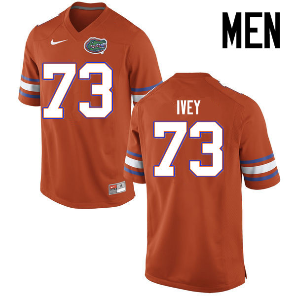 Men Florida Gators #73 Martez Ivey College Football Jerseys Sale-Orange - Click Image to Close